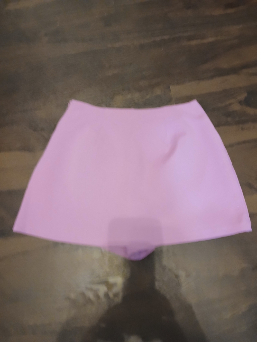 Lilac Mini Skirt with Front Slits - Women - Picture 4 of 9
